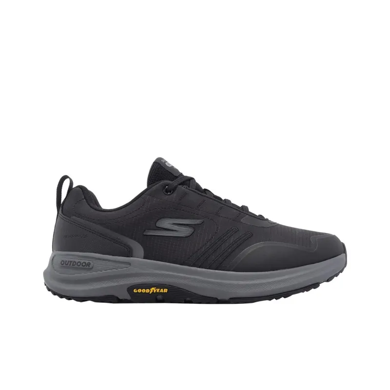 Skechers Go Walk Outdoor Anti-Slip And Wear-Resistant Water-Resistant Low-Top Casual Shoes Men's Black-1