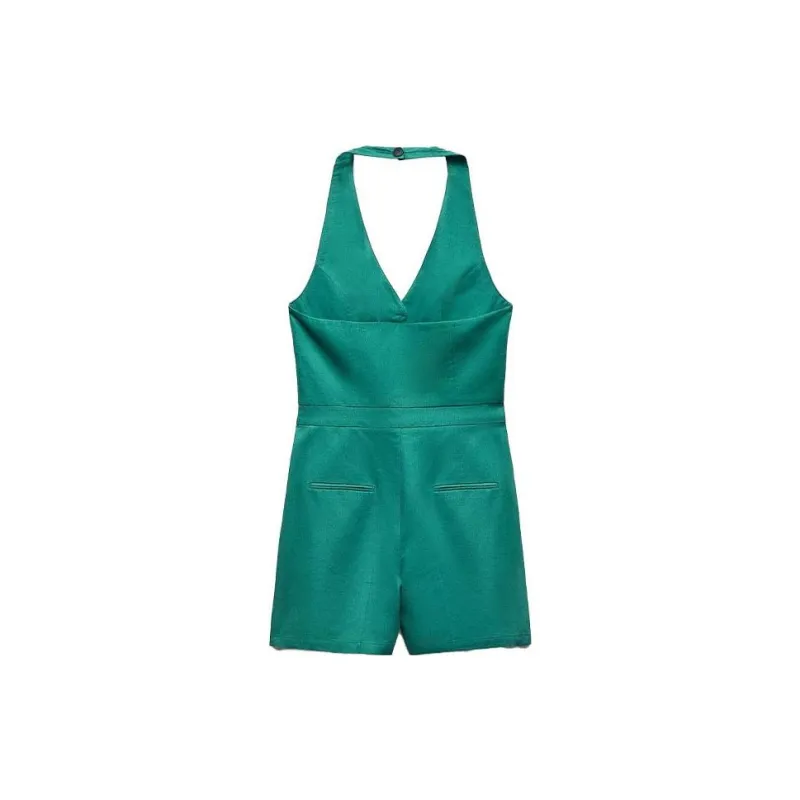 ZARA Jumpsuits Women's Duck Green-1