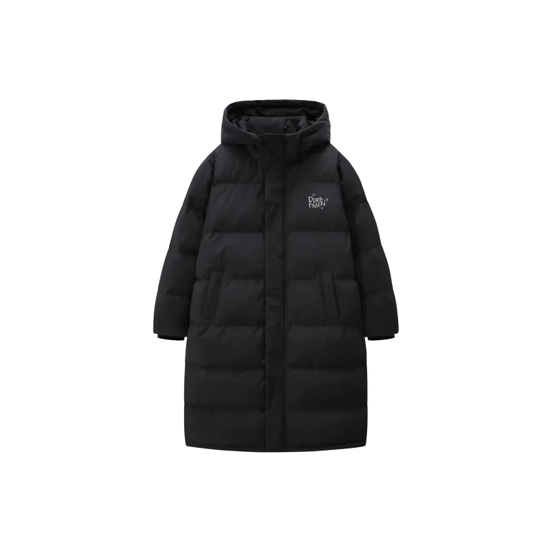 DoraemonA Down Jacket Coat Unisex Black-1