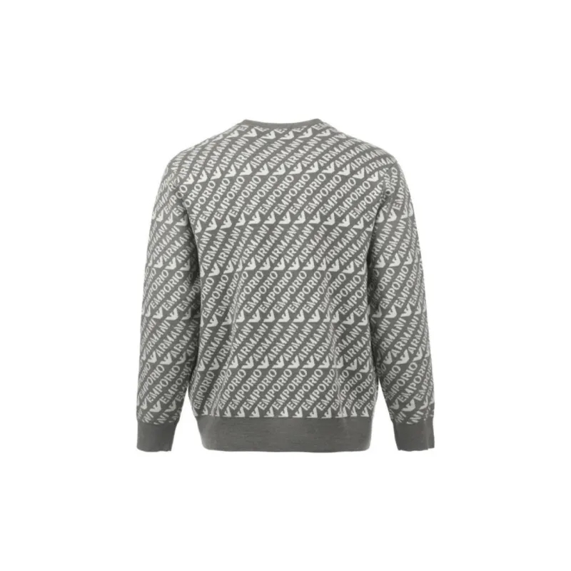 EMPORIO ARMANI Sweaters Men Gray-2
