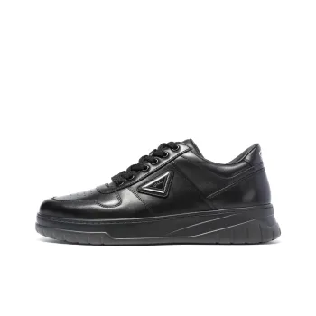 Satchi Lightweight Low Top Skateboard Shoes 4.5cm Men's Black