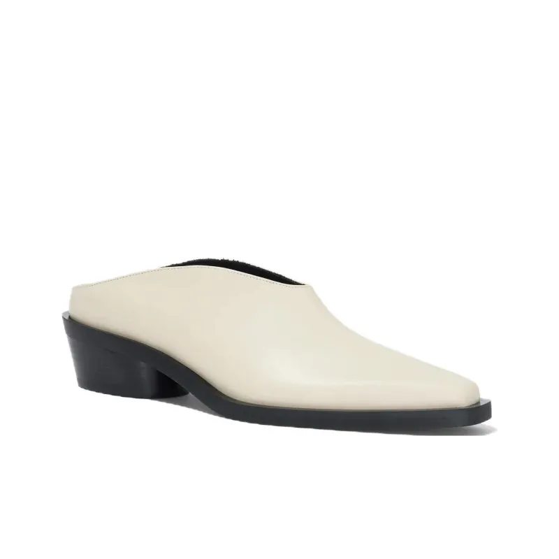 PROENZA SCHOULER Bronco Leather Mules-1