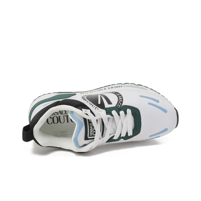VERSACE JEANS Low Top Casual Shoes 4.5cm Men's White-4