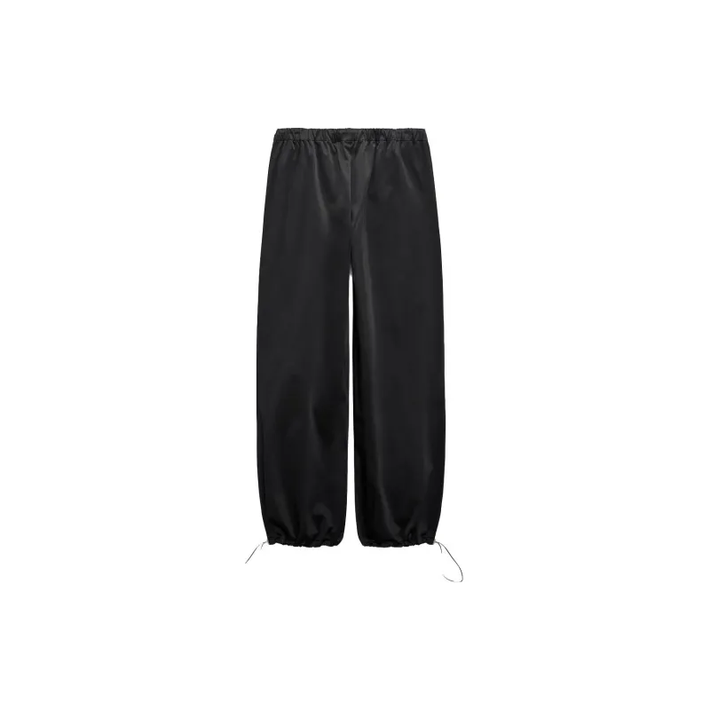 ZARA Casual Pants Women's Black-1