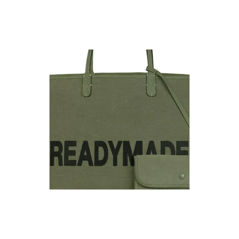 READYMADE Cotton Handbag Shoulder Bag Men's Khaki-7