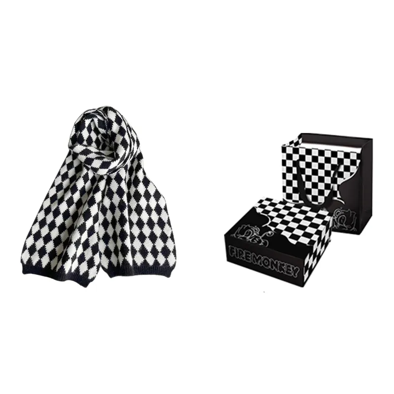 FireMonkey Knit Scarves Unisex-3