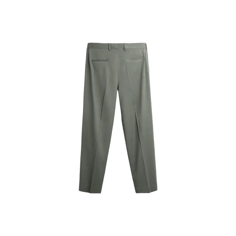 ZARA Suit Trousers Men Green-1