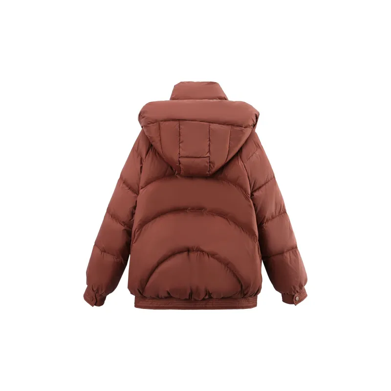 A Paradise For Awakening Down Jacket Women's Brick Red-1