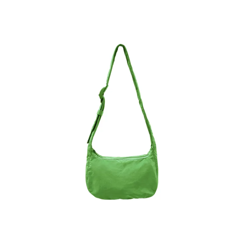 COS Polyamide Saddle Bag, Shoulder Bag, Crossbody Bag Medium Size Unisex Green-0