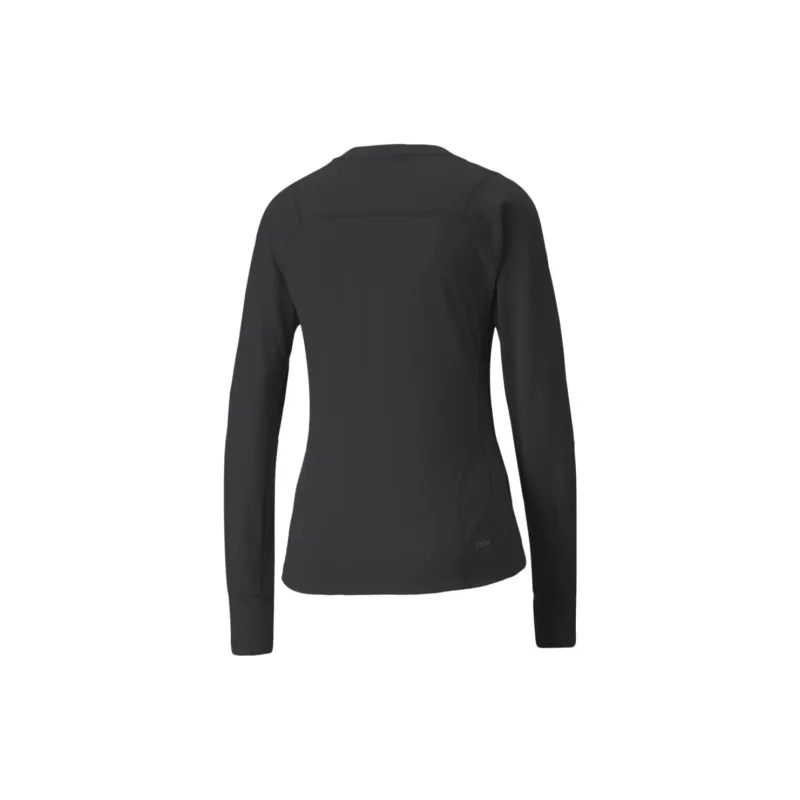 PUMA SEASONS SEASONS Wool Long Sleeve Shirt Sweater Women's Black-1