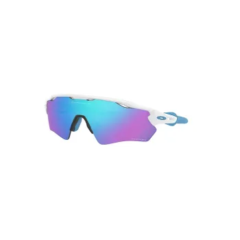 Oakley Injection Molded Irregular Shape Sunglasses Unisex White/Blue
