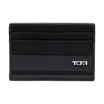 TUMI Alpha Nylon Card Slot Wallet Card Holder Regular Men's Black