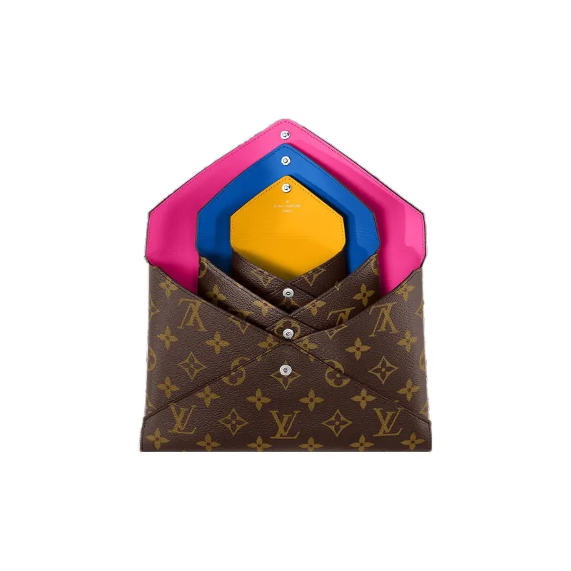 LOUIS VUITTON Monogram Canvas 3 in 1 Clutch Regular Women's Brown-3