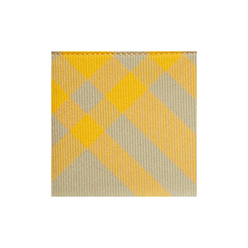 Burberry Polyester Coin Purse Wallet Women's Yellow-4