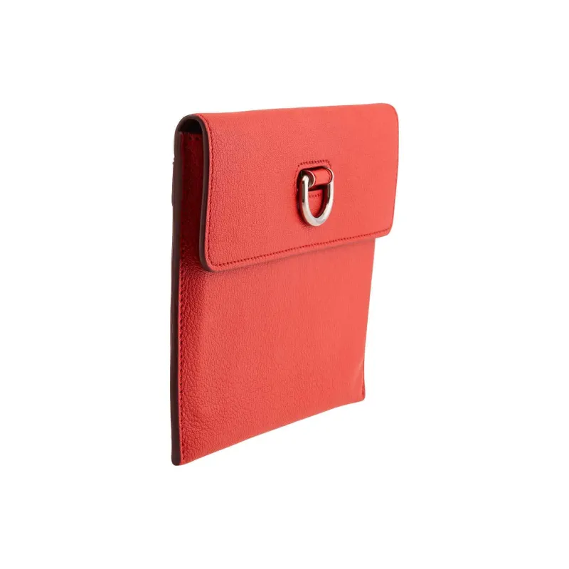Burberry Goatskin Clutch Regular Women's Bright Red-2