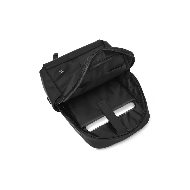 SEPTWOLVES Fabric Backpack Large Size Unisex Black-4