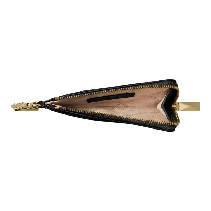 MICHAEL KORS Cow Leather Card Holder Small Size Women's Black-1