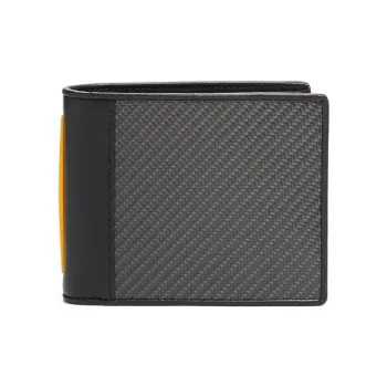 TUMI Alpha Fabric Coin Purses Wallets Regular Men's Gray & Orange