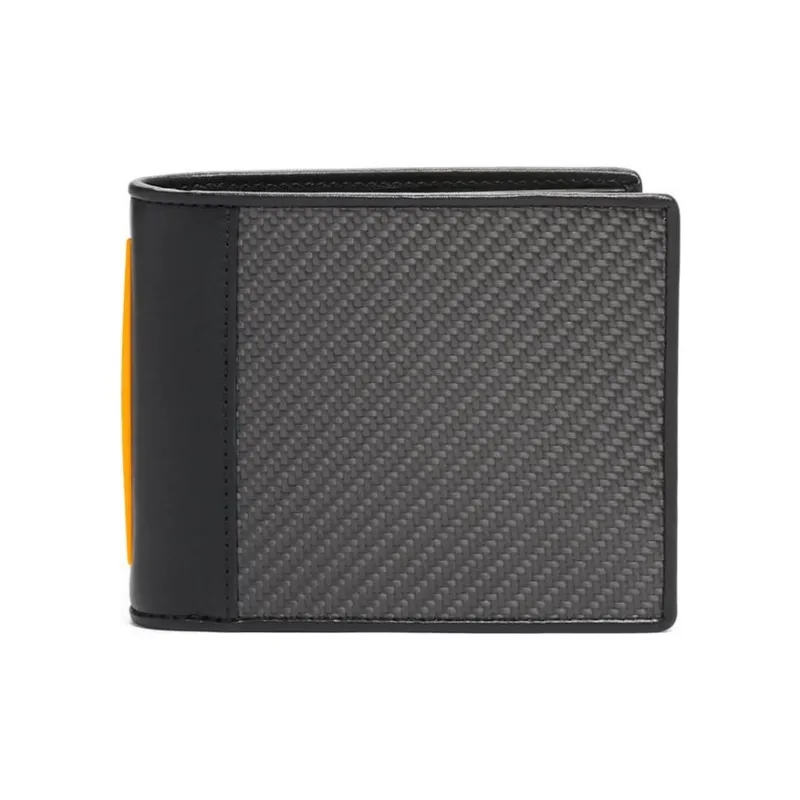 TUMI Alpha Fabric Coin Purses Wallets Regular Men's Gray & Orange-0