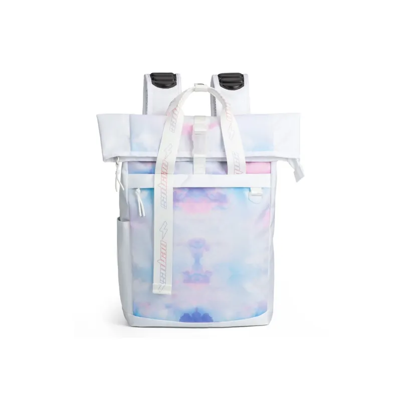 LOVERPUSS Polyester Backpack Regular Unisex Dazzling Color White-1