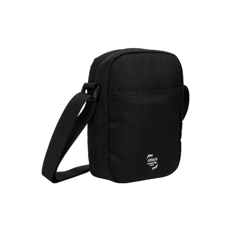 EMPORIO ARMANI EA7 Polyester Shoulder Bag, Crossbody Bag Trumpets Men's Black-3