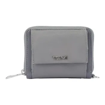 TUMI Voyageur Nylon Coin Purse Wallet Regular Women's Gray Mist