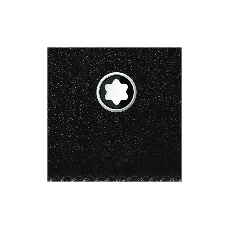 MONTBLANC Meisterstuck Full Grain Cow Leather Card Holder Men's Black-3