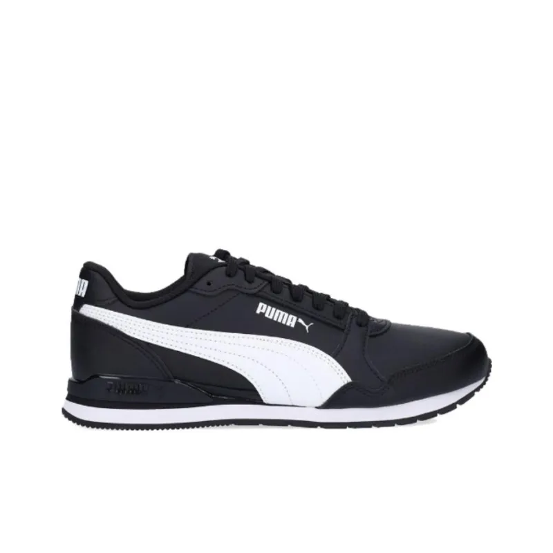 PUMA St Runner V3 Leather 'Black White'-1