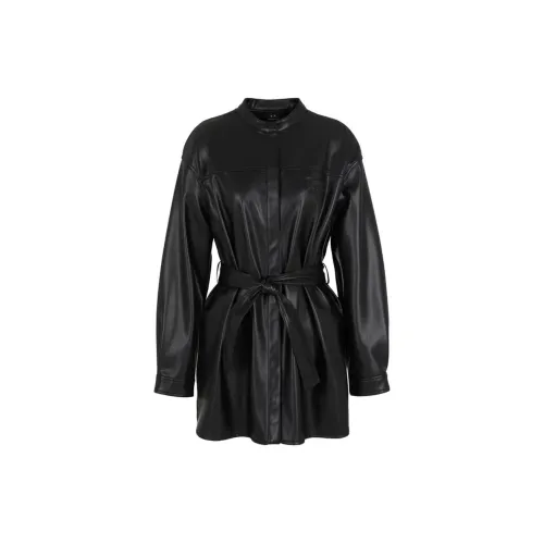 ARMANI EXCHANGE Trench Coats Women's Black