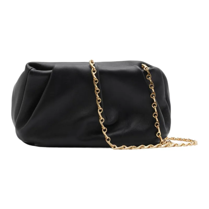 Burberry Lambskin Clutch Women's Black-2