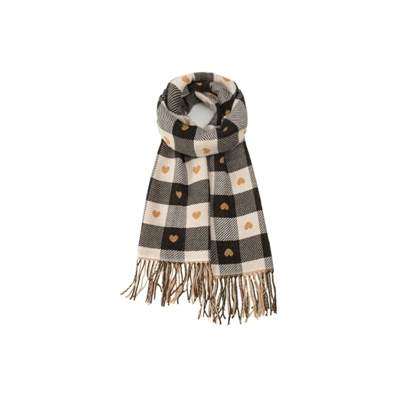 BAIJUAN Knit Scarves Unisex-0