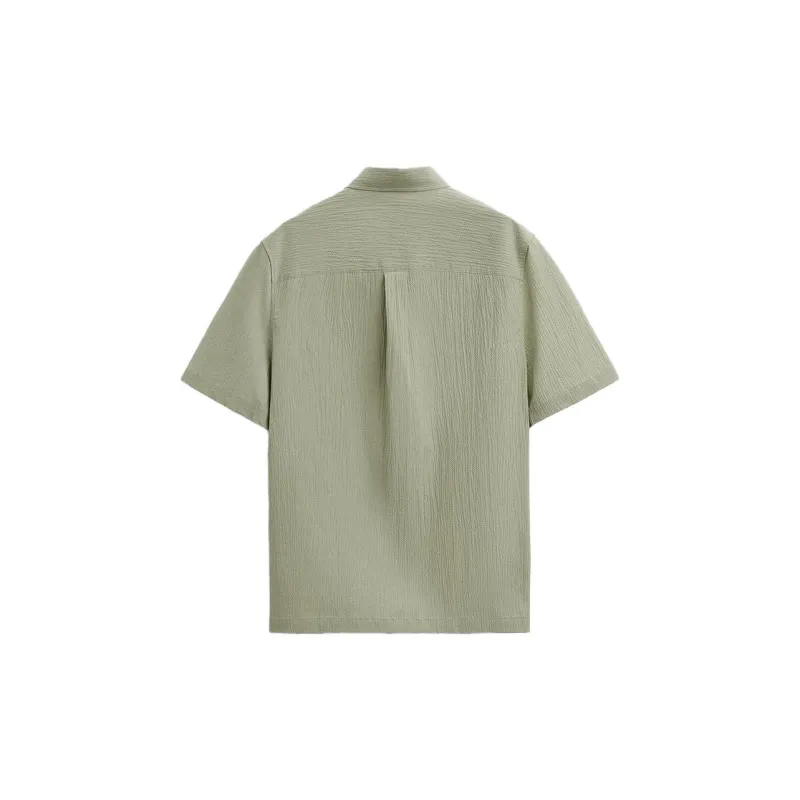 ZARA Shirts Men Light Green-1
