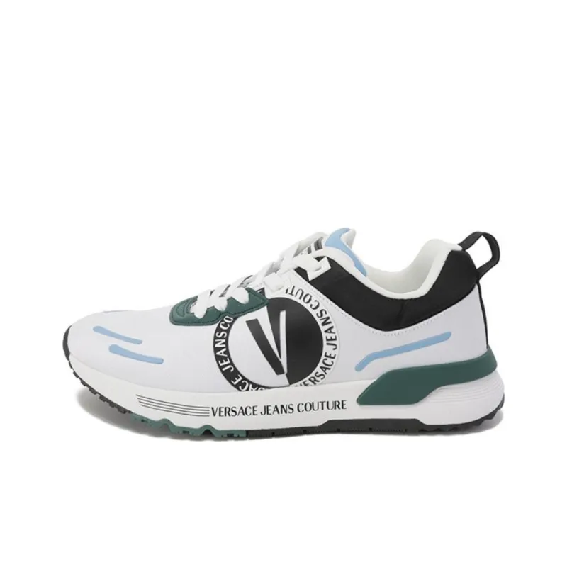 VERSACE JEANS Low Top Casual Shoes 4.5cm Men's White-0