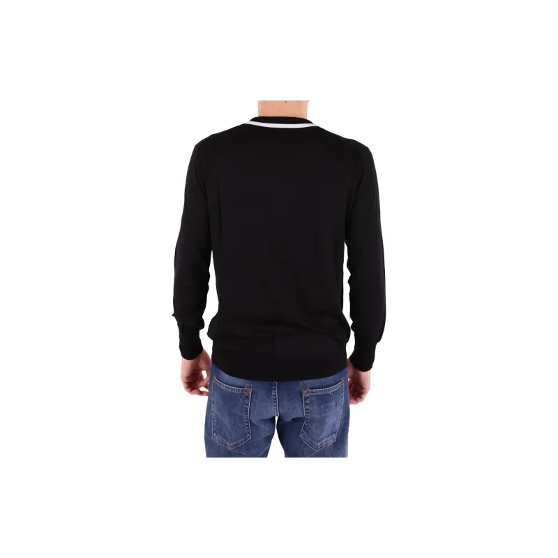 KENZO Knitwear Men Black Orange-6