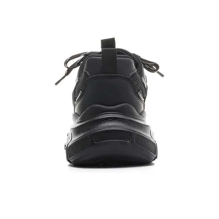 Warrior Height Increasing Wear Resistant Slip Resistant Low Top Chunky Sneakers Women's-20