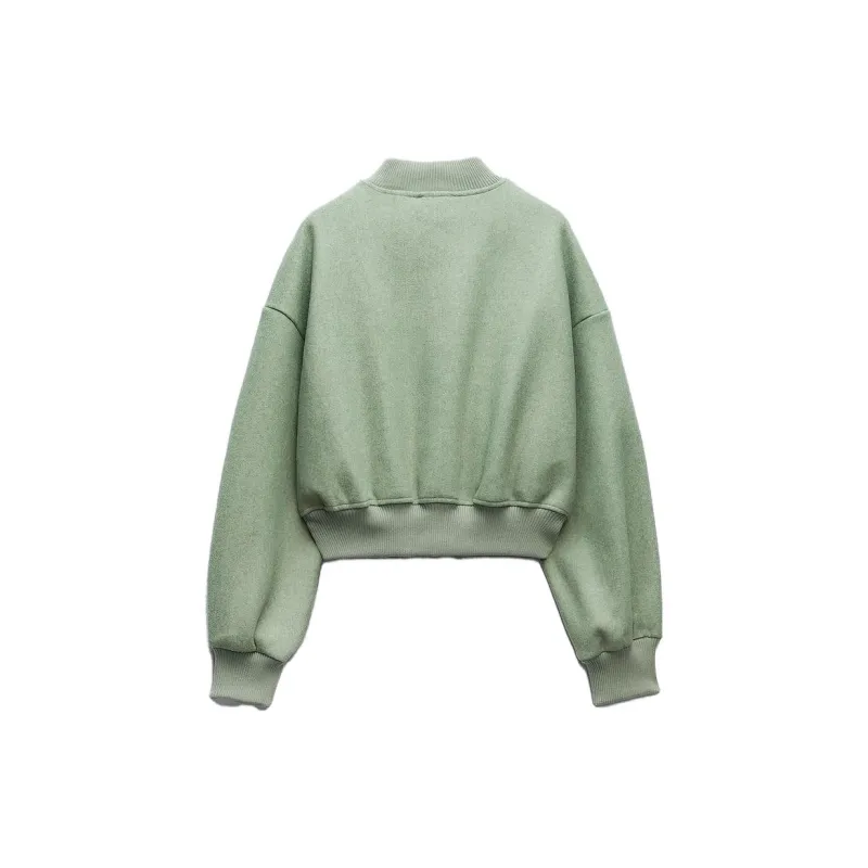 ZARA Jacket Women's Light Green-1