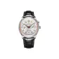 RGA9122-White Case White Dial Black Leather Strap