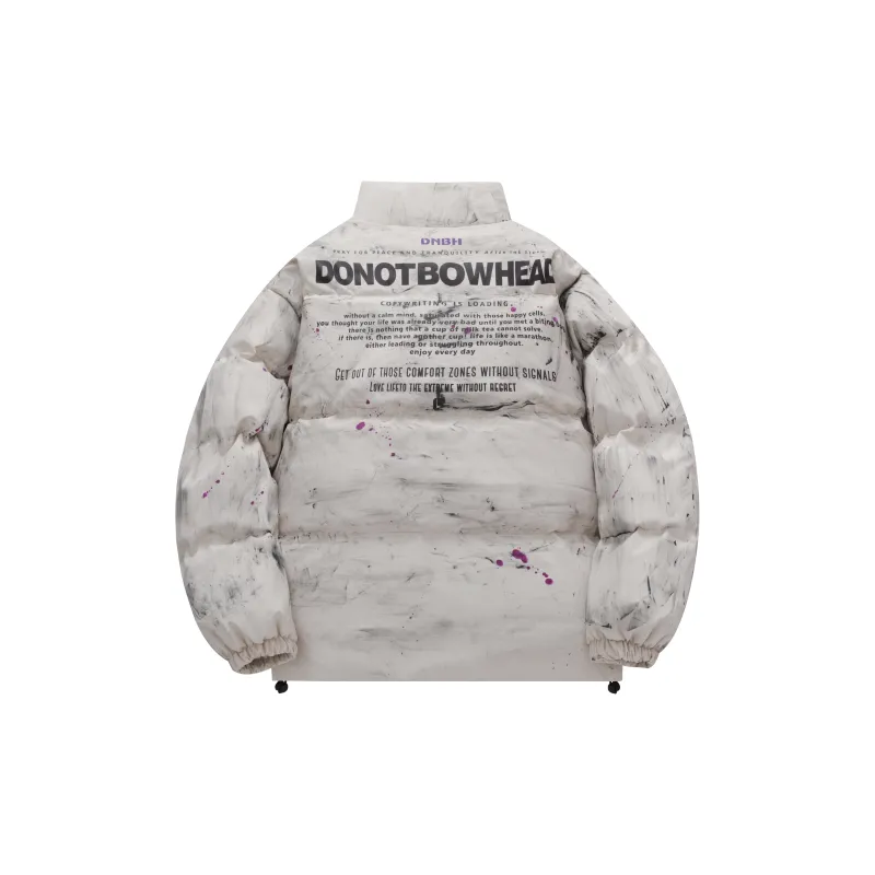 DNBH Puffer Jacket Unisex Mixed Flowers-1