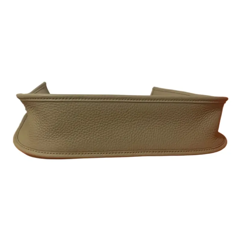 HERMES Evelyne Clemence Bullock Leather Ivorie Crossbody Bag Shoulder Bag Regular Women's Malafa Beige-3