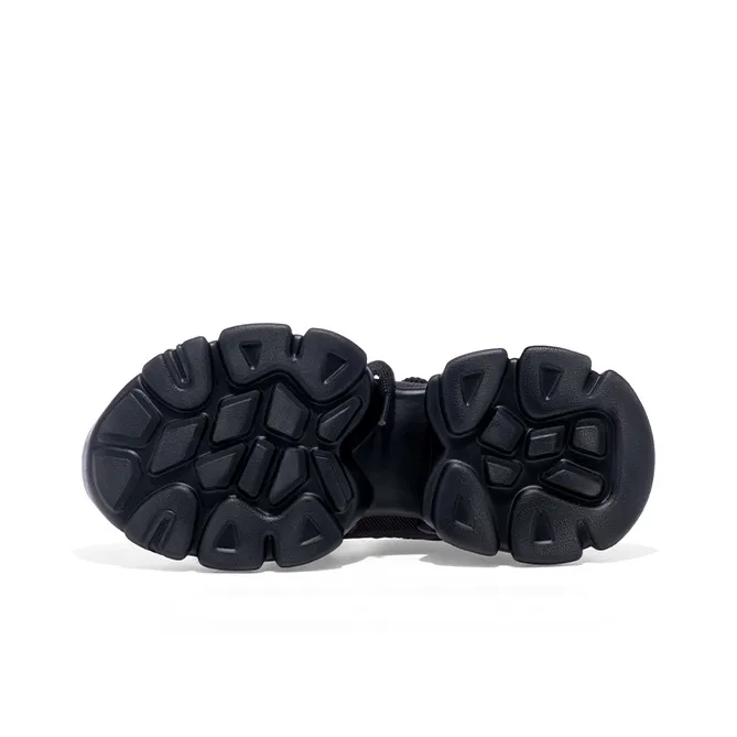 A02 Toby Black Low-Top Chunky Sneakers Women's-3
