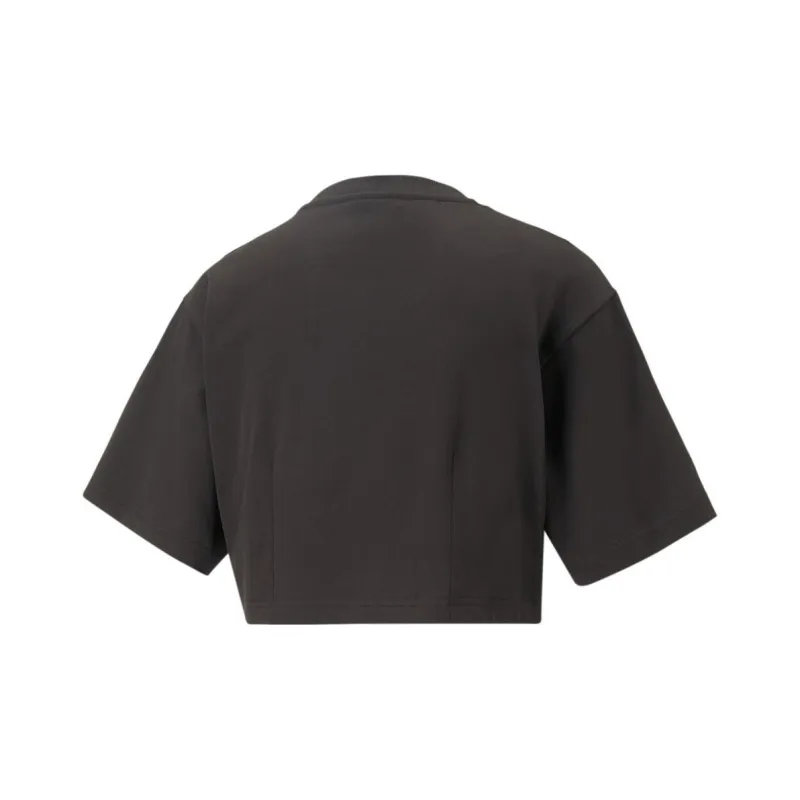 PUMA Mercedes-AMG Drop Shoulder Sleeve T-Shirt Women's Black-1