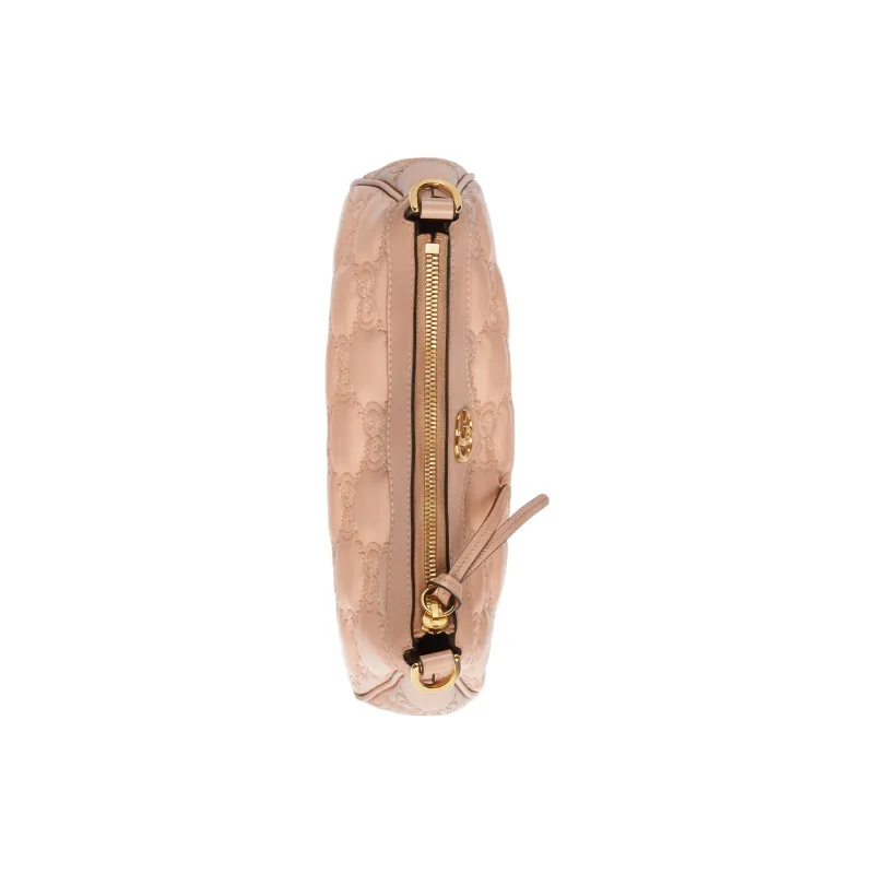 GUCCI GG Matelassé Leather Pochette, Shoulder Bag, Handbag, Shoulder Bag Women's Rose Beige-6