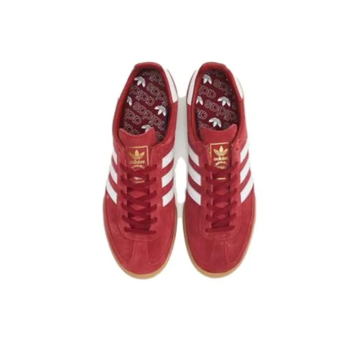 Adidas JEANS CZERWONY Jeans Red Low-Top Skateboard Shoes Unisex Red-1