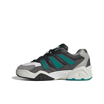 Adidas Originals Court Magnetic Anti Slip Wear Resistant Mid Top Skateboard Shoes Unisex Black White Gray