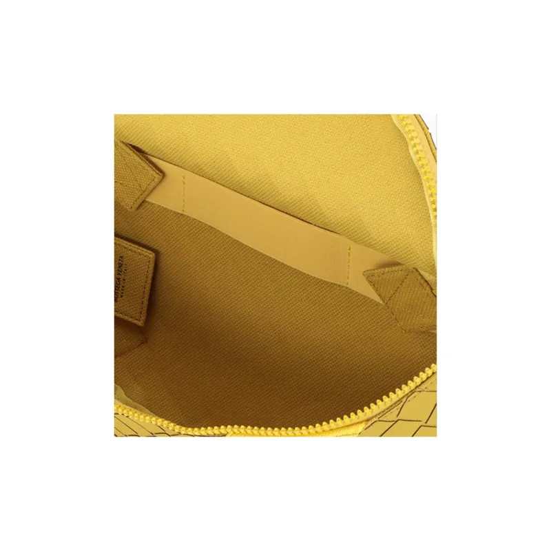 Bottega Veneta Polyurethane Belt Belt Coin Purse Men's Yellow-4