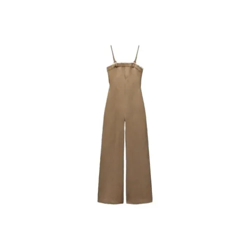 ZARA Jumpsuits Women's Cigar Color