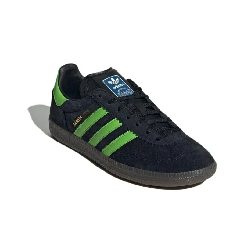 Adidas Samba Deco Spzl Black Lucid Lime-3
