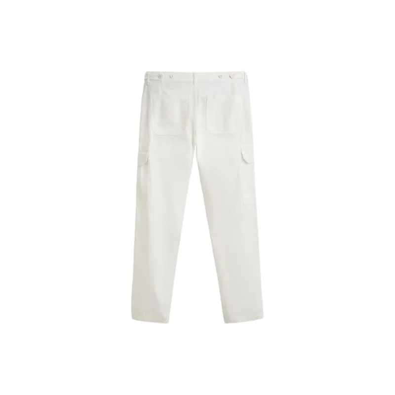 ZARA Cargo Pants Men White-1