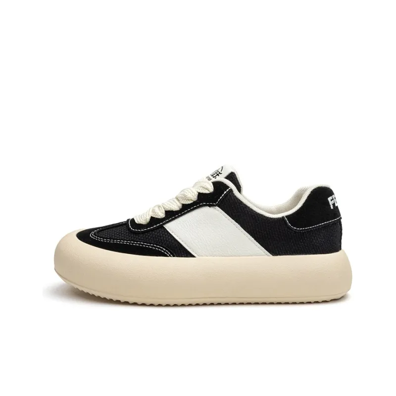 Dafu Leaps Forward Versatile Casual German Army Trainers Low Top Canvas Shoes Women's Black Skateboard Shoes-0