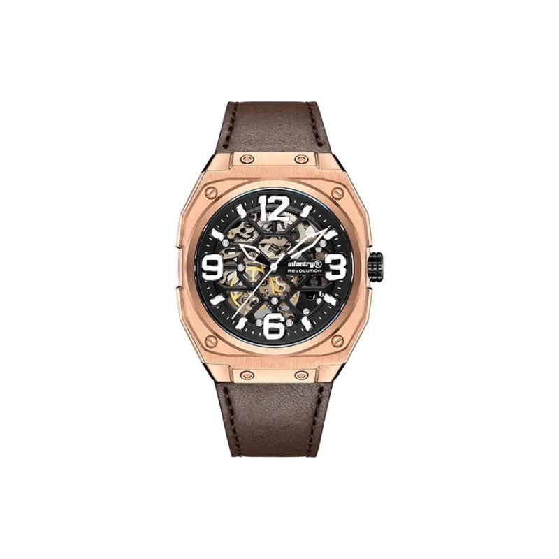 INFANTRY Pioneer Series Automatic Mechanical Movement Watch Men's Watches Black Dial XF0001-0